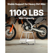 Charger l'image dans la visionneuse de galerie, Amocart Dirt Bike Stand, 1100 lbs Universal Dirtbike Maintenance Lift, Moto Box Stand for Motorcycle &amp; Powersports Maintainence
