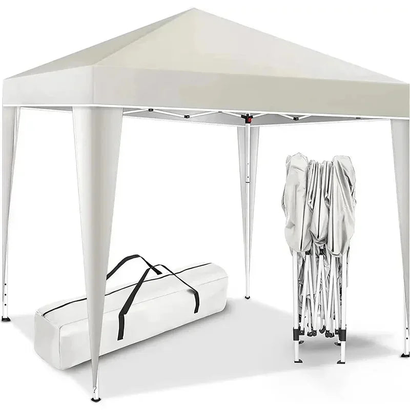 300*300*220cm Four Corner Folding Tent Camping Exhibition Leisure Tent Outdoor Beach Sunshade Pavilion Waterproof Sunshade
