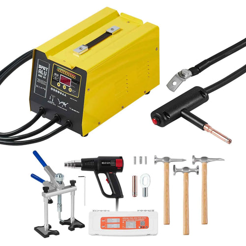 SucceBuy Spot Welder Dent Puller 300W Dent Repair Kit with Heat Gun Auto/Manual Welding Mode Spot Welding Machine for Car Repair