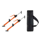 Amocart 2-Pack Cabinet Jack Support Pole Steel Telescopic Quick Support Rod Adjustable 3rd Hand System for Lifting Cargo Bars