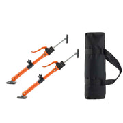 Load image into Gallery viewer, Amocart 2-Pack Cabinet Jack Support Pole Steel Telescopic Quick Support Rod Adjustable 3rd Hand System for Lifting Cargo Bars
