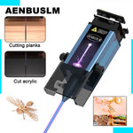 AENBUSLM 40W 80W Laser Cutting Module 450mm Blue Light Laser Engraving Head with Air Assist Woodworking Cutter CNC Laser Engrave