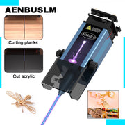 Load image into Gallery viewer, AENBUSLM 40W 80W Laser Cutting Module 450mm Blue Light Laser Engraving Head with Air Assist Woodworking Cutter CNC Laser Engrave
