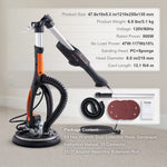 Amocart 800W Electric Drywall Sander Brushless Motor 1000-2300RPM Variable Speed Household Polishing Machine Wall Sand Grinder