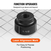 Load image into Gallery viewer, SucceBuy 10Ton Hydraulic Knockout Punch Driver Kit 1/2"-2" w/ 6 Dies Carbon Steel Sheet Hole Opener Manual Hole Digger - AMOCART
