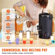 Load image into Gallery viewer, Amocart 6.5L 10L Wax Melter for Candle Making Large Electric Wax Melting Pot Easy Pour Spout 9-Level Temperature Control
