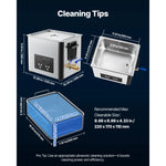 Amocart 6L 10L 15L 30L Ultrasonic Cleaner Stainless Steel Ultrasonic Cleaning Bath Machine for Watches Razors Jewelry Coins