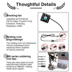 Multifunctional Soldiering Machine Semi-Automatic Soldering Station Precision USB Spot Welding DC Plug Soldering LED Light Power