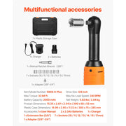 Load image into Gallery viewer, Amocart Cordless Ratchet Wrench Battery Powered Electric Wrench Set with Batteries Charger Sockets Adaptor and Carrying Case
