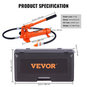 Load image into Gallery viewer, Amocart 4/10/12/20 Ton Power Hydraulic Cylinder Jack Autobody Frame Repair Tool Kit Automotive Truck Lifting  Heavy Equipment
