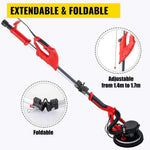 Amocart 850W Drywall Sander Variable Speed 800-1750 RPM Electric Drywall Sander Foldable Sheetrock Sander with Telescope Handle