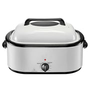 Load image into Gallery viewer, SucceBuy 26QT Roaster Oven Electric Roasting Pan 150-450℉ Adjustable Temperature FastCooking Turkey Roaster w/ Cool-Touch Handle - AMOCART
