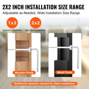 Charger l'image dans la visionneuse de galerie, Amocart 20/30/40 Pack Invisible Cable Railing kit T316 Stainless Steel 1/8" Invisible Receiver and Swage Stud End for Post
