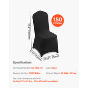 Load image into Gallery viewer, Amocart 50 Pcs Purple Chair Covers Polyester Spandex Chair Cover Stretch Slipcovers for Wedding Party Flat-Front Chair Covers
