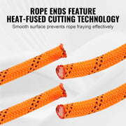 Load image into Gallery viewer, SucceBuy 220ft Dual-Weave Polyester Rope 48-Strand Outdoor Accessories Emergency Cord for Camping Swinging Rappelling Rescue - AMOCART
