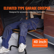 Bild in Galerie-Viewer laden, Amocart Under Dash Creeper, 40 in, 20.3-27.4 in Height Adjustable Laying Down or Upright Inside of Car or Truck for Garage Shop
