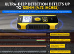 FNIRSI WD-01 WD-02 Metal Detector Wall Scanner with Newly Designed Positioning Hole for AC Live Cable Wires Metal Wood Stud Find