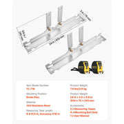 Charger l'image dans la visionneuse de galerie, Amocart Wheel Alignment Tool Heavy Duty Toe &amp; Camber Alignment Plates with Digital Angle Finder for Home Use Fits Car Truck SUV
