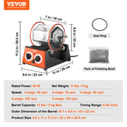 Load image into Gallery viewer, SucceBuy 3kg 5kg Rotary Tumbler Surface Polisher Jewelry Drum Polishing Machine Gem DIY Mini-Tumbler Finishing Tools
