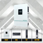 HLTNC Hybrid Solar Inverter 3.6kw 5.5kw 6.5kw 220v Pure Sine Wave Inverter 24V 48V On Grid Solar Charge Home Inversor with WiFi