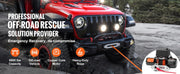 Bild in Galerie-Viewer laden, SucceBuy 6000lbs Electric Winch Car Truck Winch with 1/4 in 55 ft Synthetic Rope Wireless/Wired for Towing SUV Jeep Trailer Boat
