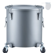 Bild in Galerie-Viewer laden, Amocart 10 Gal Fryer Grease Bucket Oil Disposal Caddy with Caster Base Carbon Steel Rust-Proof Coating Oil Transport Container
