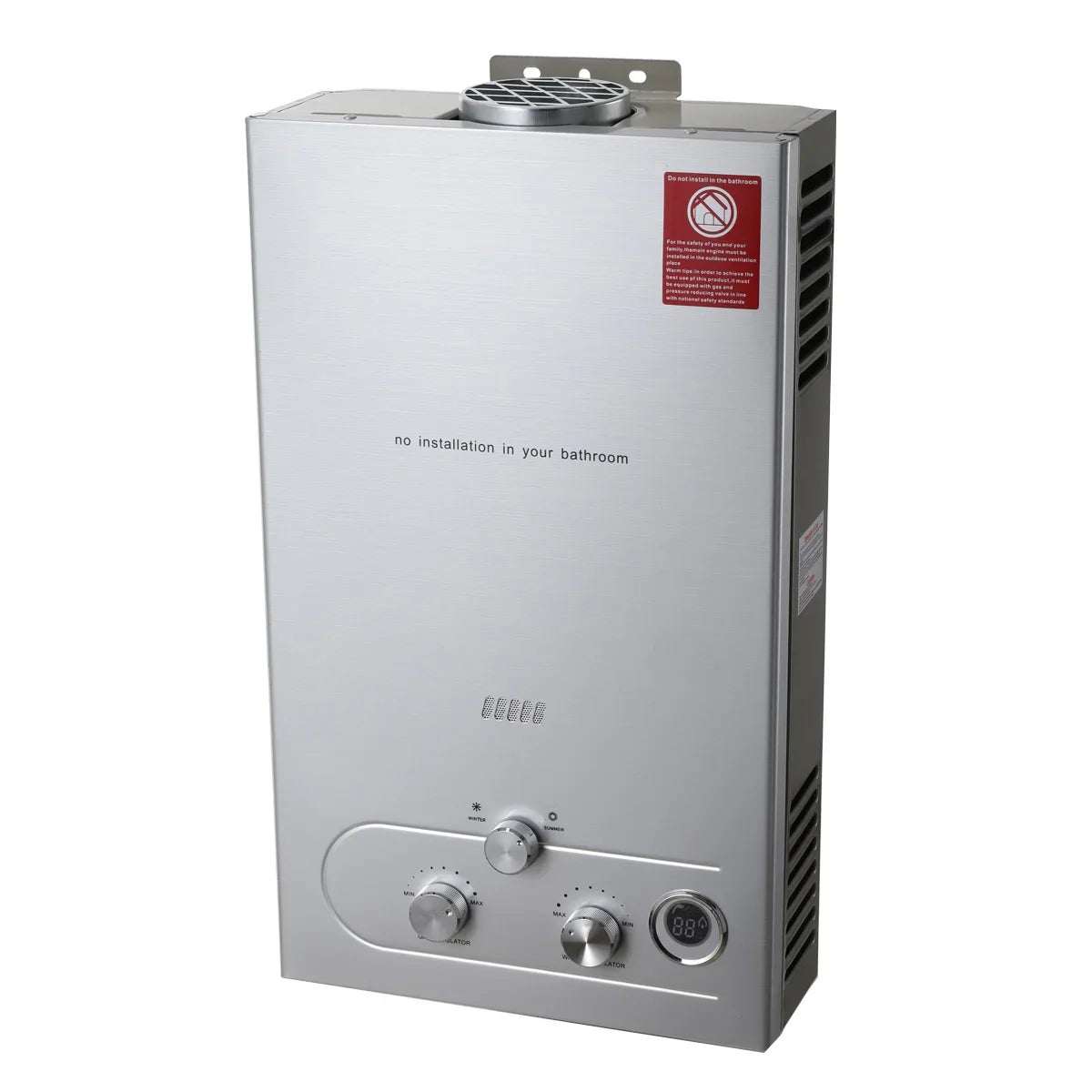 【Hot】8/10/12/16/18L LPG Propane Gas Tankless Water Heater Instant Hot Water Heater Boiler For Outdoor Camping With Shower Head K