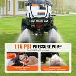 SucceBuy ATV Spot Sprayer 15.9 Gal/60 L ATV/UTV Broadcast Sprayer with A Nozzle Boom 12 V Pump Weed Sprayer with Water Tank