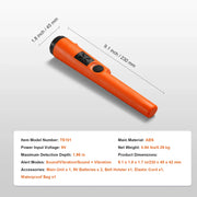 Load image into Gallery viewer, Amocart Metal Detector Pinpointer IP66/IP68 Waterproof Handheld Pin Pointer Wand 1.96/4.5" Detection Depth 3Modes for Detecting
