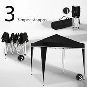 Load image into Gallery viewer, 300*300*220cm Four Corner Folding Tent Camping Exhibition Leisure Tent Outdoor Beach Sunshade Pavilion Waterproof Sunshade
