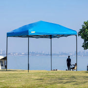 Load image into Gallery viewer, Outdoor Pop-Up Canopy Gazebo Tent Beach Camping Instant Canopy 10x10 Feet (Khaki Color) Convenient to Carry With Tugboat Bag
