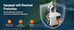 Amocart Z-Axis Power For Milling Hine 450 In-Lb Torque 0-200RPM Adjustable Rotate Speed 120V Table Feed Mill Feeder
