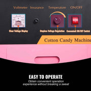 Load image into Gallery viewer, Amocart Electric Cotton Candy Machine Commercial Floss Maker with Stainless Steel Bowl Sugar Scoop Drawer for Birthday Party

