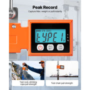 Load image into Gallery viewer, SucceBuy 1100Lbs/500kg Digital Crane Scale Industrial Hanging Scale with LCD Display 0.2lbs Division &amp; 3 Unit Switch for Garage - AMOCART

