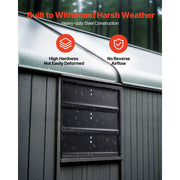 Load image into Gallery viewer, Amocart 10/12/14/18 inch Shutter Exhaust Fan Wall Mounted Attic Vent Fan with Variable Speed Controller AC Motor for Greenhouse
