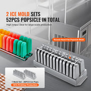 Load image into Gallery viewer, SucceBuy Commercial Popsicle Machine Ice Pops Making Machine Stainless Steel Commercial Ice Lolly Maker  Popsicle Machine - AMOCART
