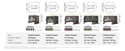 Load image into Gallery viewer, SucceBuy Pop Up Gazebo Tent, Pop-Up Screen Tent 6 Sided Canopy Sun Shelter with 6 Removable Privacy Wind Cloths &amp; Mesh Windows
