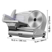 Load image into Gallery viewer, Amocart Meat Slicer Electric Deli Food Slicer SUS 420 Stainless Steel Blade and Blade Guard Adjustable Thickness for Home Use
