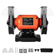 Load image into Gallery viewer, Amocart Bench Grinder 6inch Single Speed Bench Grinder High-Speed Table Grinders with Induction Motor 36/60-Grit Grinding Wheel
