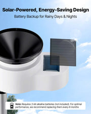 Load image into Gallery viewer, Amocart 5-in-1 Wireless Weather Station 7.5-Inch VA Display Solar Powered Outdoor Sensor, Rain Gauge&amp;Weather Forecast, No WiFi
