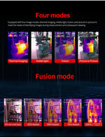 UNI-T UTI260B UTI260A Thermal Imaging Camera 256X192 Pixels Thermal Imager UTI260B+ PCB Circuit Floor Heating Tube Testing