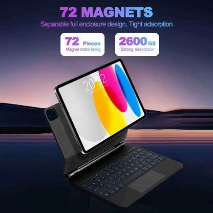 Magic Keyboard for iPad 10th 10.9 A16 11th Gen keyboard Case Multi-Touch trackpad with Backlight