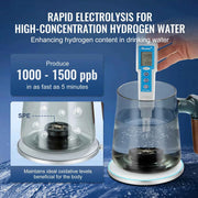 Load image into Gallery viewer, SucceBuy 400ML Hydrogen Water Cup Hydrogen Generator SPE Technology Hydrogen Water Ionizer Machine with Wireless Charging Base
