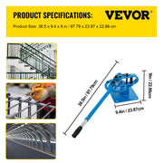 Load image into Gallery viewer, Amocart Pipe Bender YP-9 Manual Bench Steel Tube Bending Kit w/ 7Dies 1-3in Multifonction Compact Flat Bar Rod Brake Bends Tool
