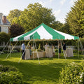 20’ x 20’ Weekender Canopy Pole Tent, Indoor and Outdoor Heavy Duty Easy Up, 80 Person Capacity Tent for Parties,, Customized