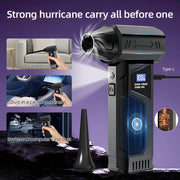 Load image into Gallery viewer, Powerful Air Blower 130000Rpm 4 Gear Adjustable Turbo Jet Blower With Led Light Battery Display Cordless Compressed Air Duster
