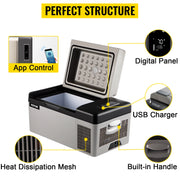 Load image into Gallery viewer, SucceBuy 15L - 55L Car Refrigerator Mini Fridge Freezer Portable Compressor Cooler DC 110-240V Ice Box for Camping RV Travel
