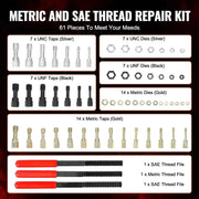 Load image into Gallery viewer, Amocart Thread Chaser Set UNC UNF Metric Thread Restorer Rethreading Tool Kit Heat Treated Steel for Mechanics DIY Enthusiast
