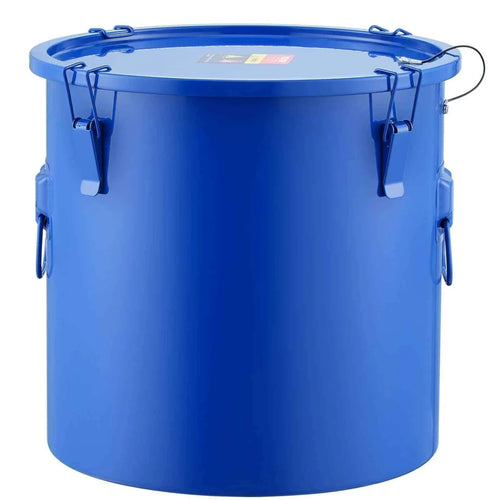 Amocart Fryer Grease Bucket 8Gal Oil Disposal Caddy Carbon Steel Fryer Bucket with Rust-Proof Coating Oil Transport Container
