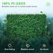 Charger l'image dans la visionneuse de galerie, Amocart Artificial Boxwood Panel UV 24pcs 20x20/24x16 in Boxwood Hedge Wall Panels Artificial Grass Backdrop Wall Green Grass
